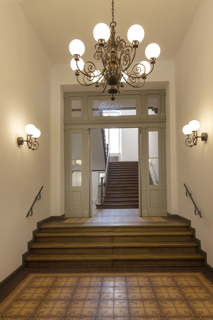 Logenhaus, Eingangsbereich innen